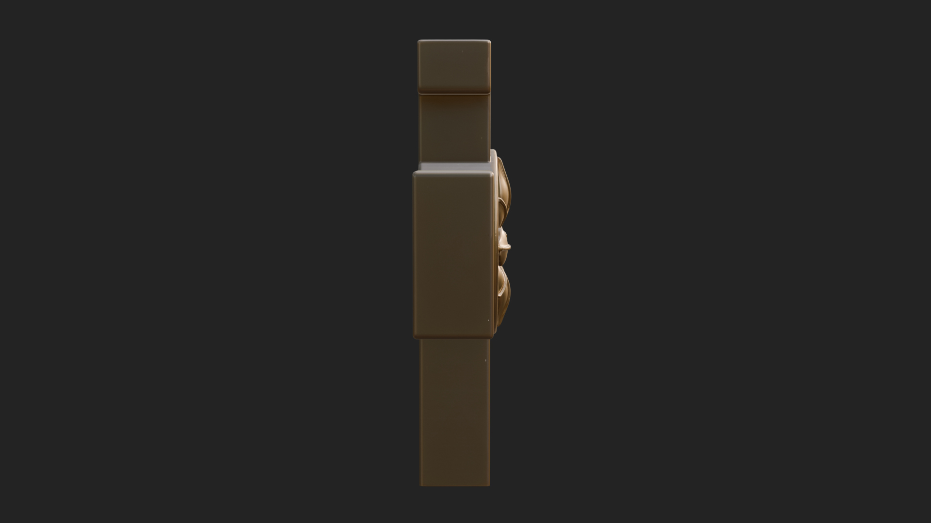 Carved Relief Wall Cross Design 207 3D Print Model 3D Model