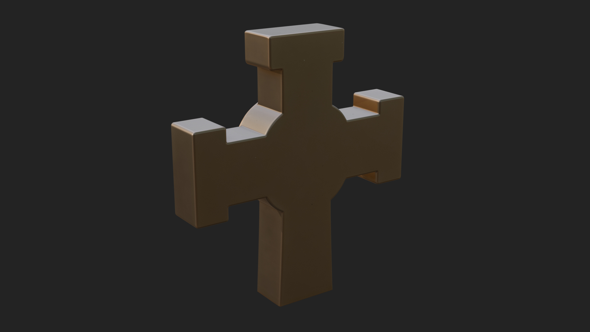 Carved Relief Wall Cross Design 207 3D Print Model 3D Model