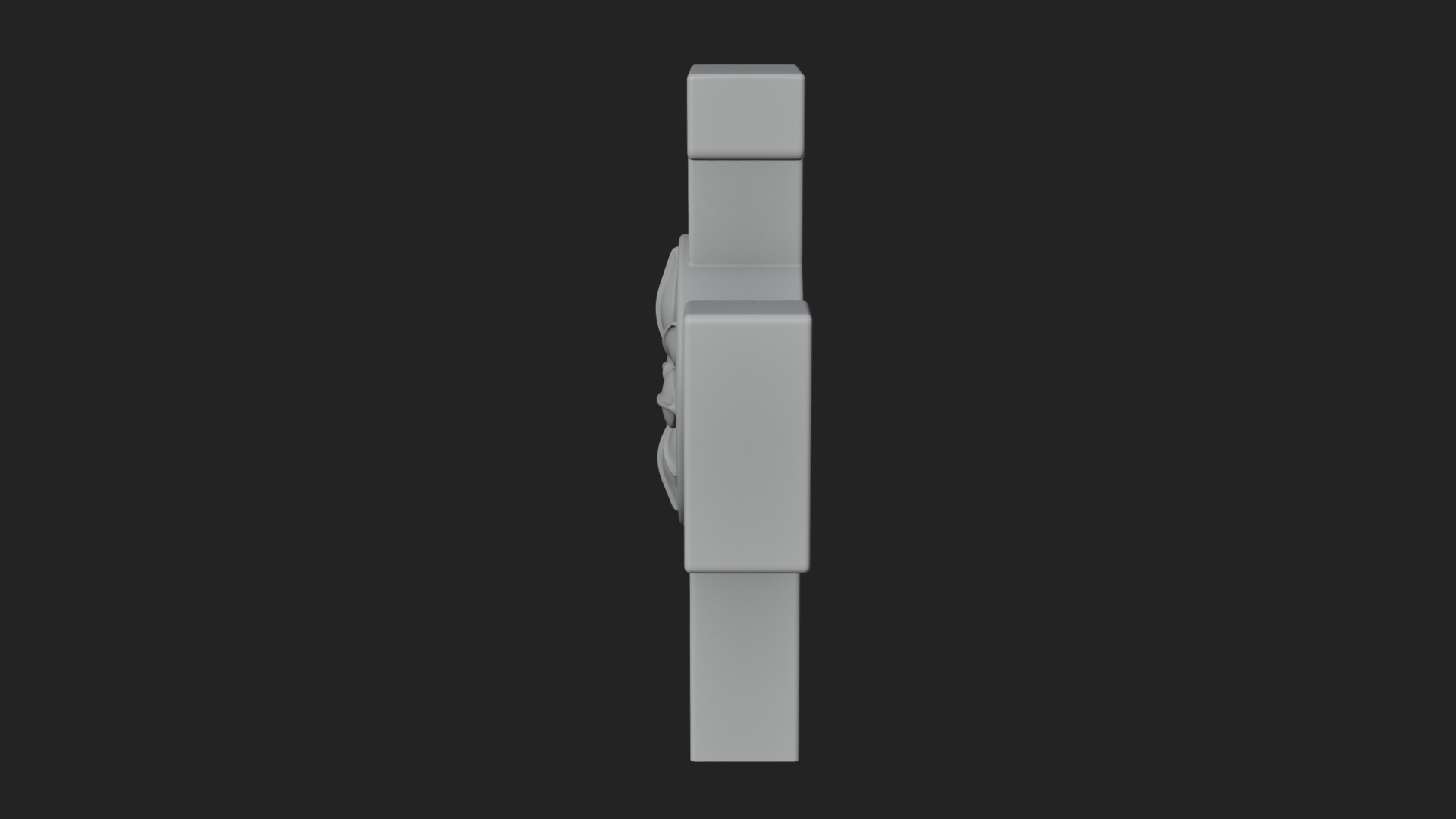 Carved Relief Wall Cross Design 207 3D Print Model 3D Model
