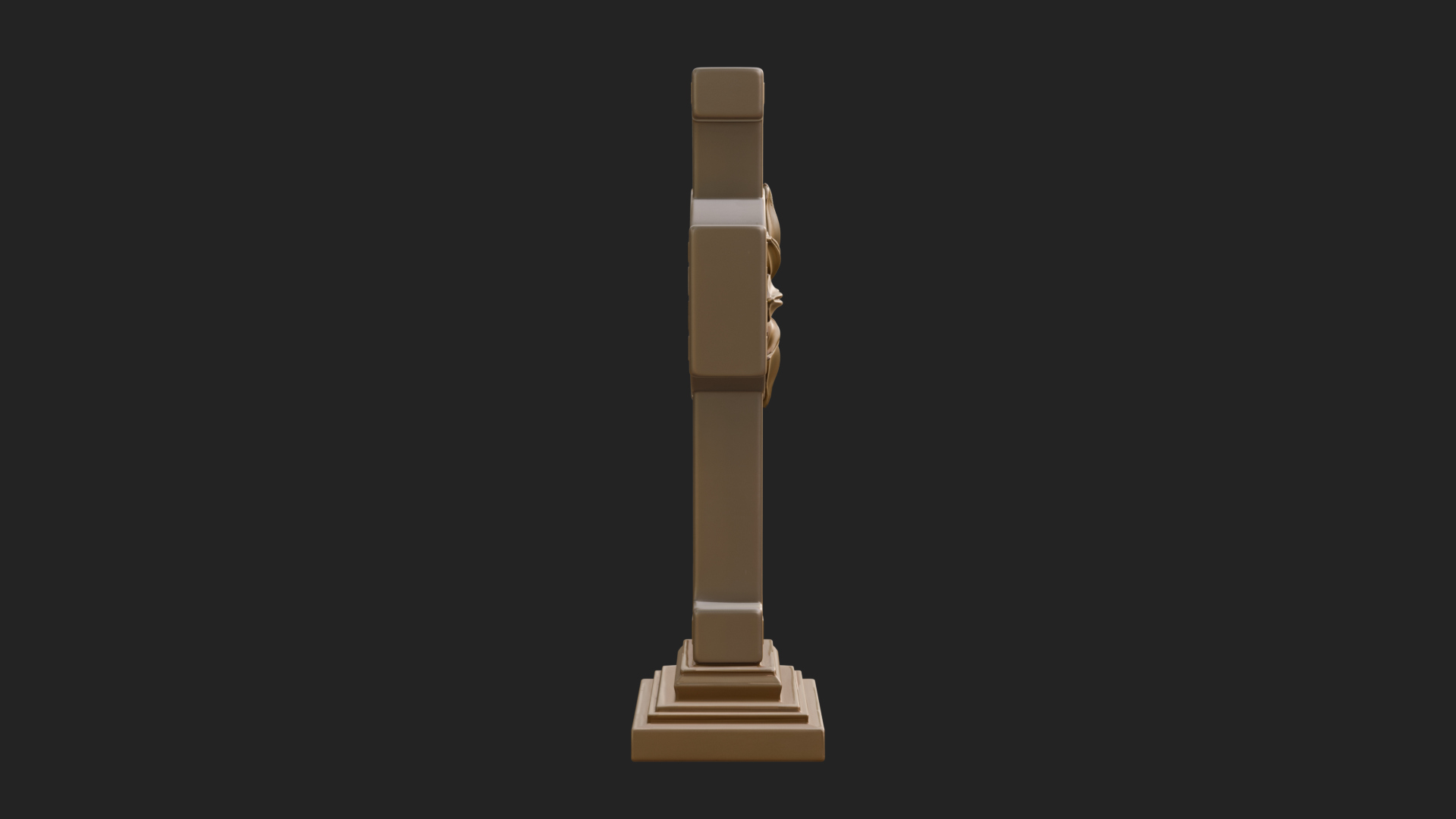 Carved Relief Wall Cross Design 209 3D Print Model 3D Model