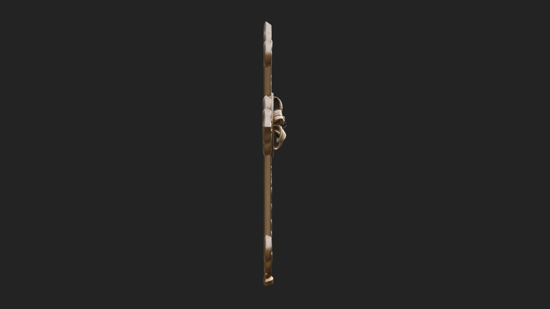 Carved Relief Wall Cross Design 210 3D Print Model 3D Model