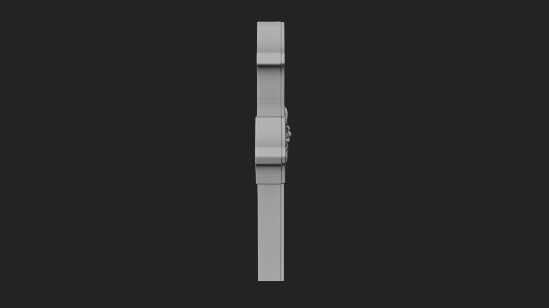 Carved Relief Wall Cross Design 212 3D Print Model 3D Model