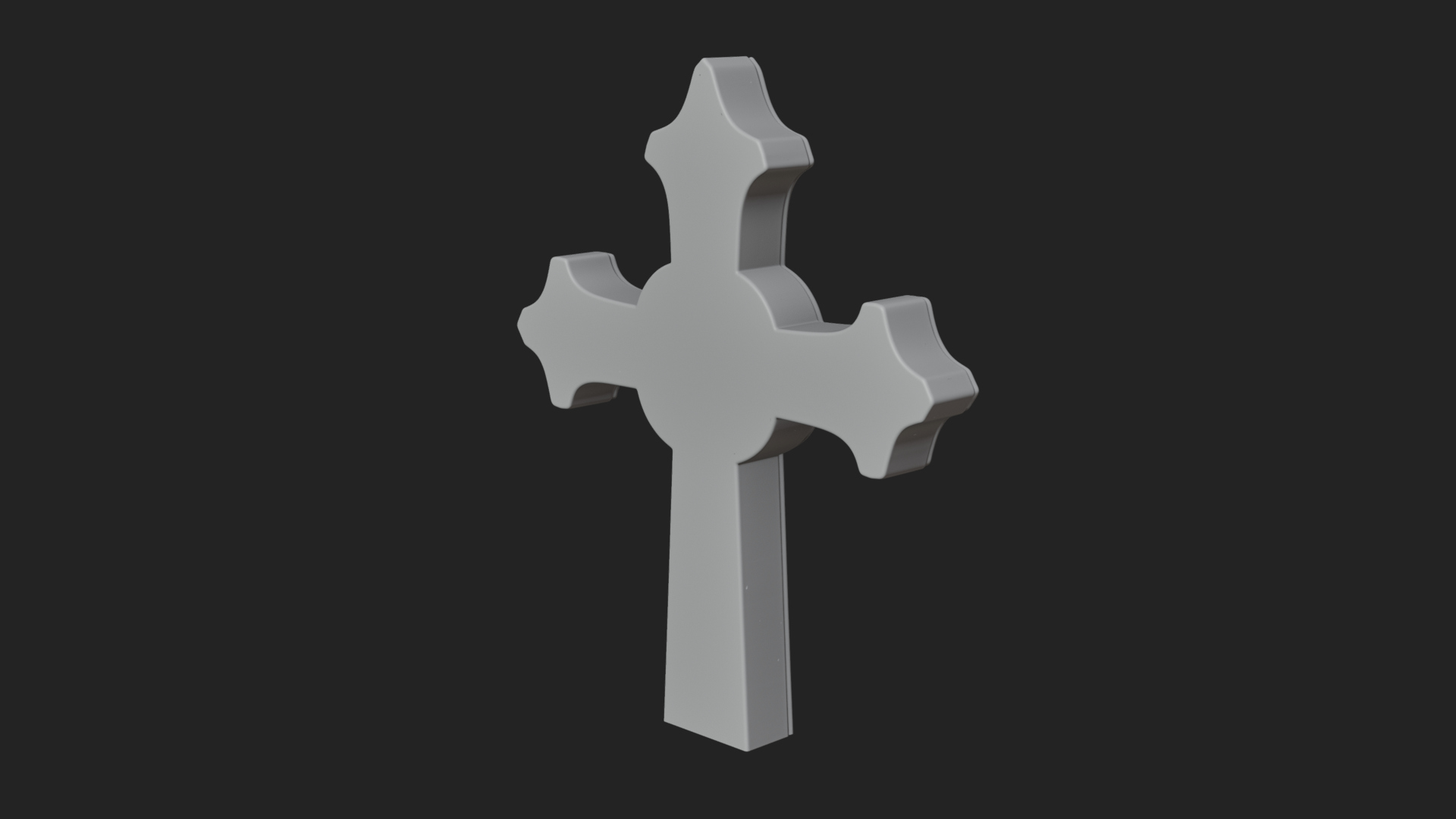Carved Relief Wall Cross Design 212 3D Print Model 3D Model