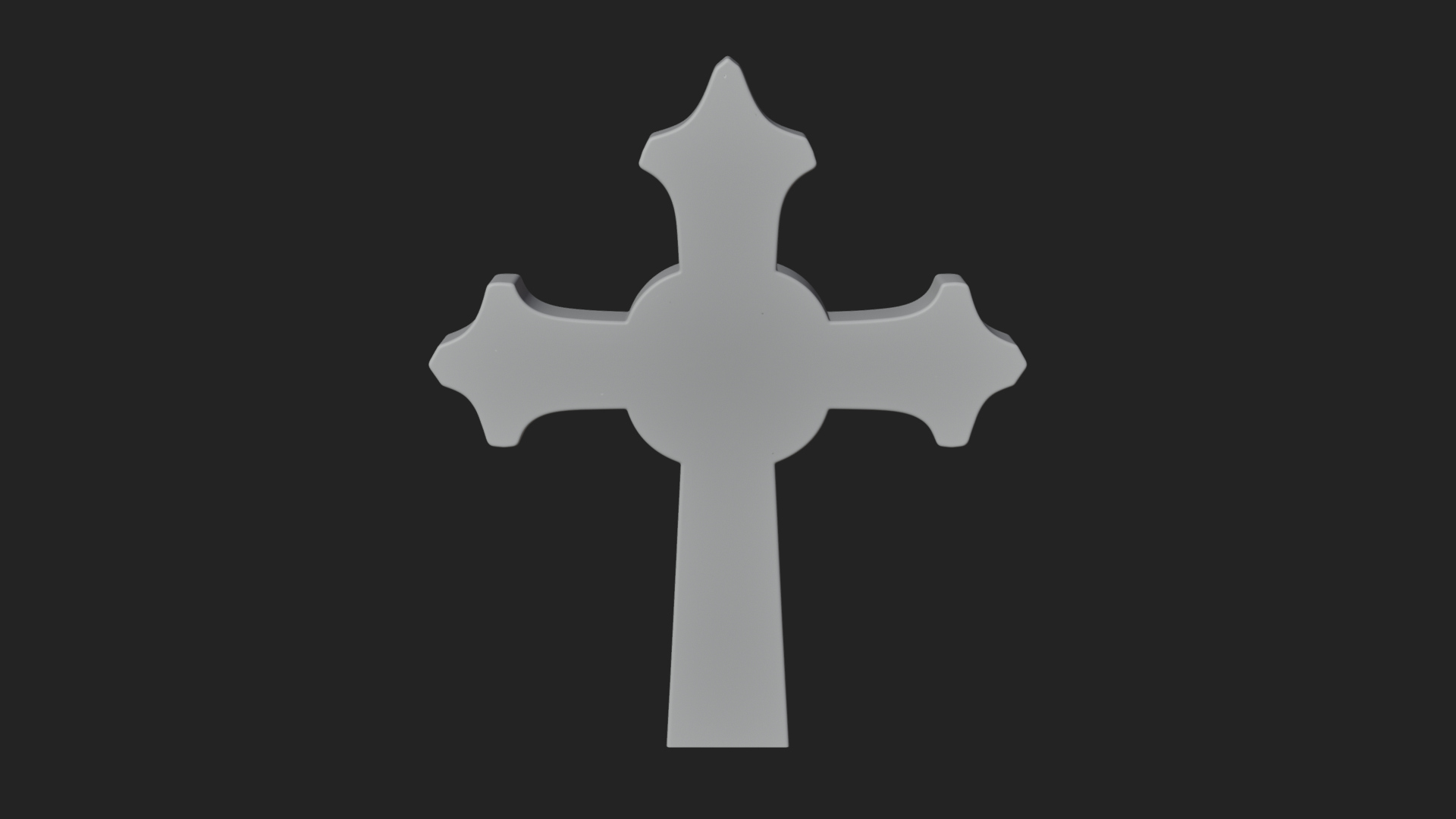 Carved Relief Wall Cross Design 212 3D Print Model 3D Model