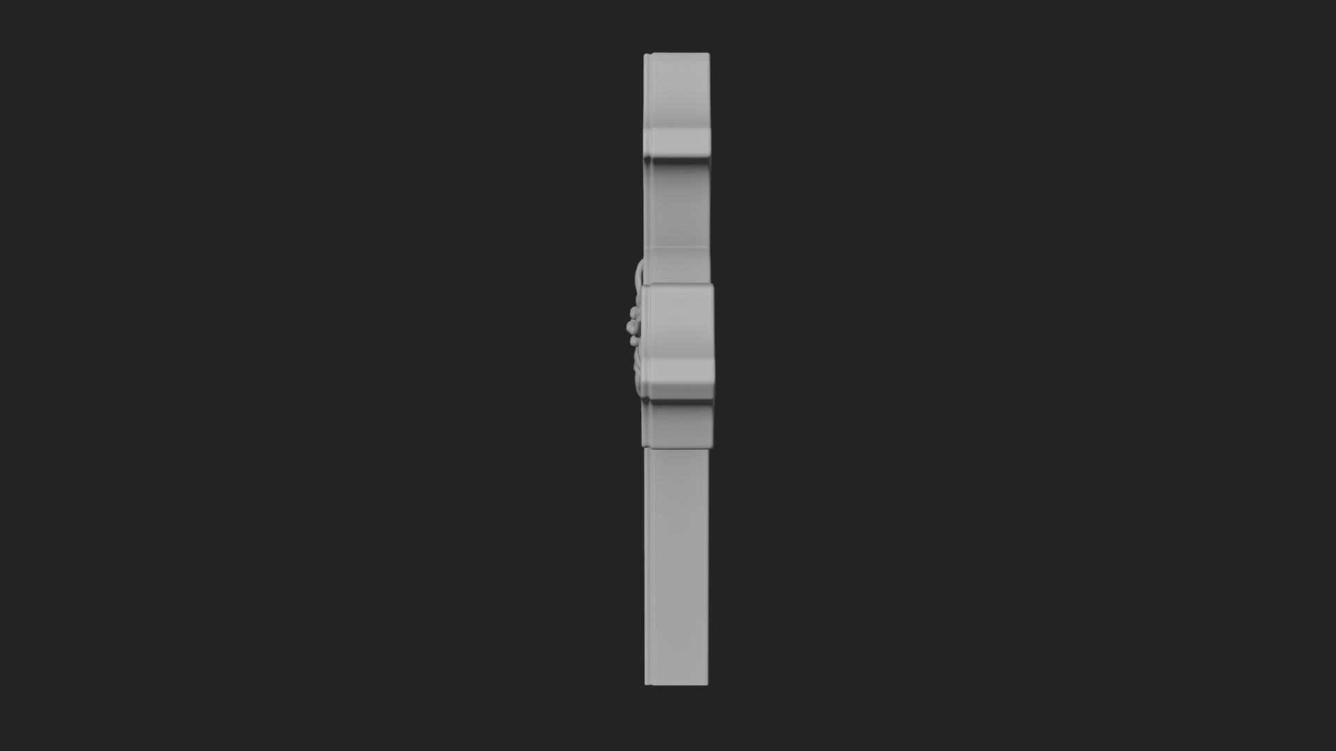 Carved Relief Wall Cross Design 212 3D Print Model 3D Model