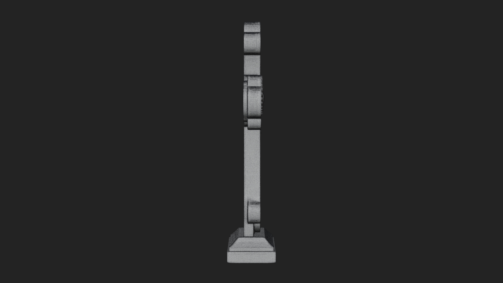 Carved Relief Wall Cross Design 214 3D Print Model 3D Model