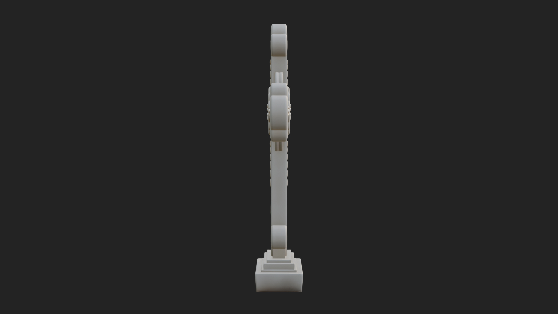 Carved Relief Wall Cross Design 215 3D Print Model 3D Model