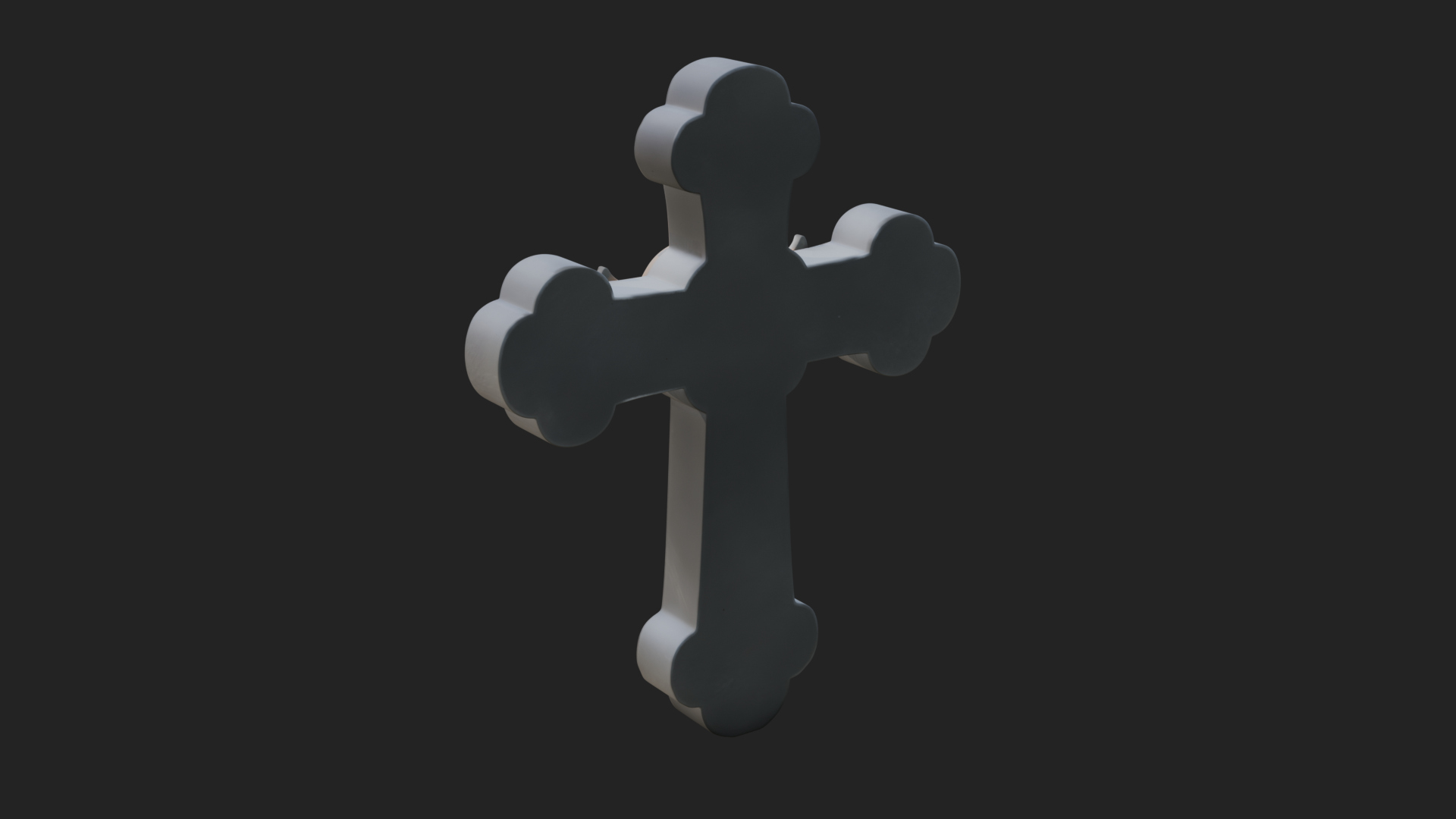 Carved Relief Wall Cross Design 217 3D Print Model 3D Model