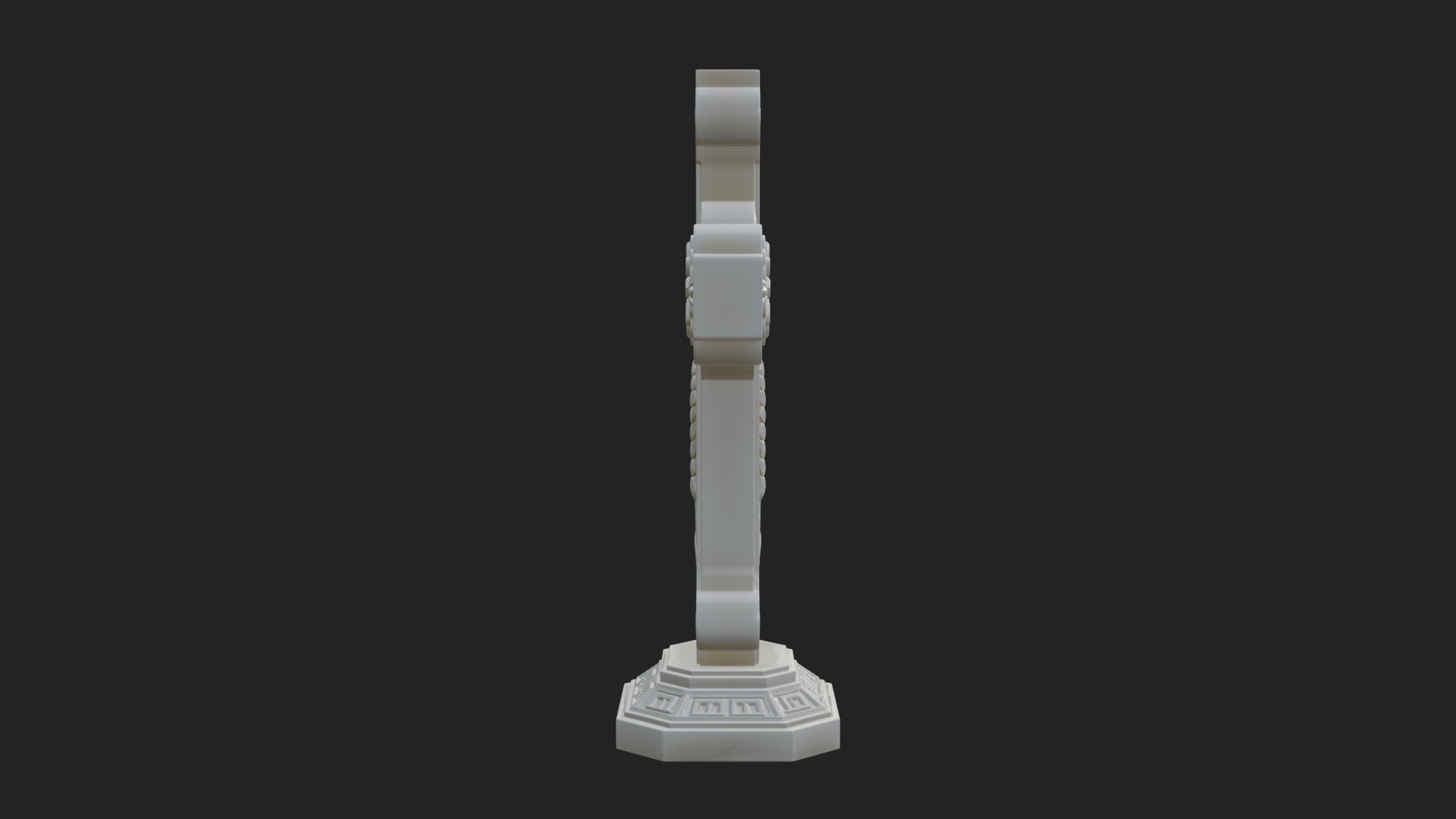 Carved Relief Wall Cross Design 218 3D Print Model 3D Model