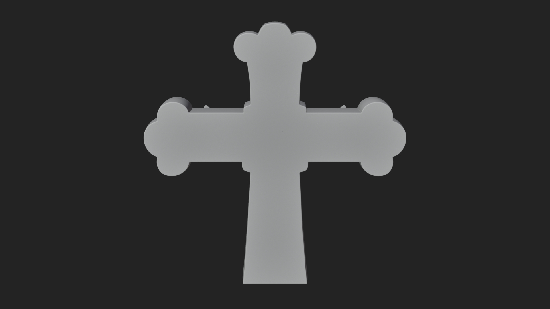 Carved Relief Wall Cross Design 219 3D Print Model 3D Model