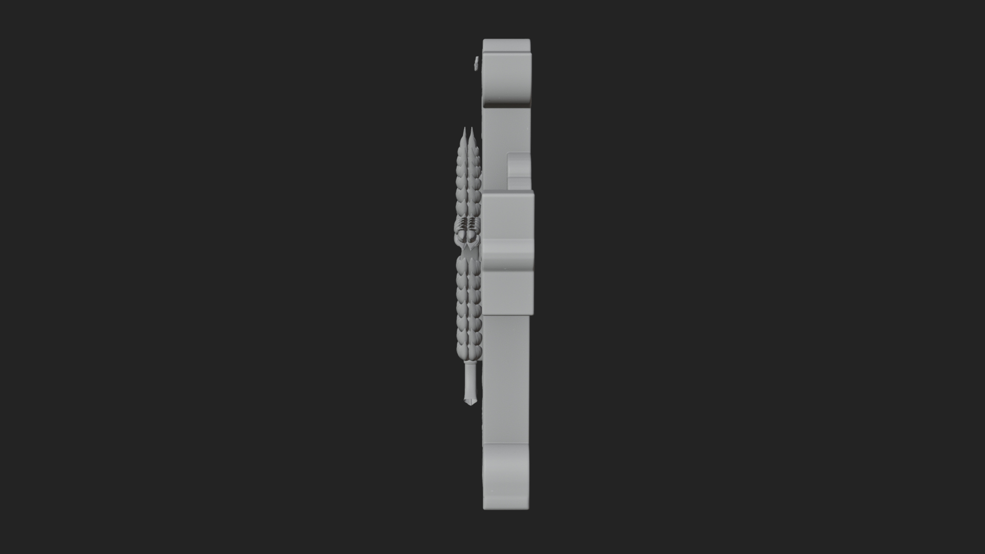 Carved Relief Wall Cross Design 220 3D Print Model 3D Model