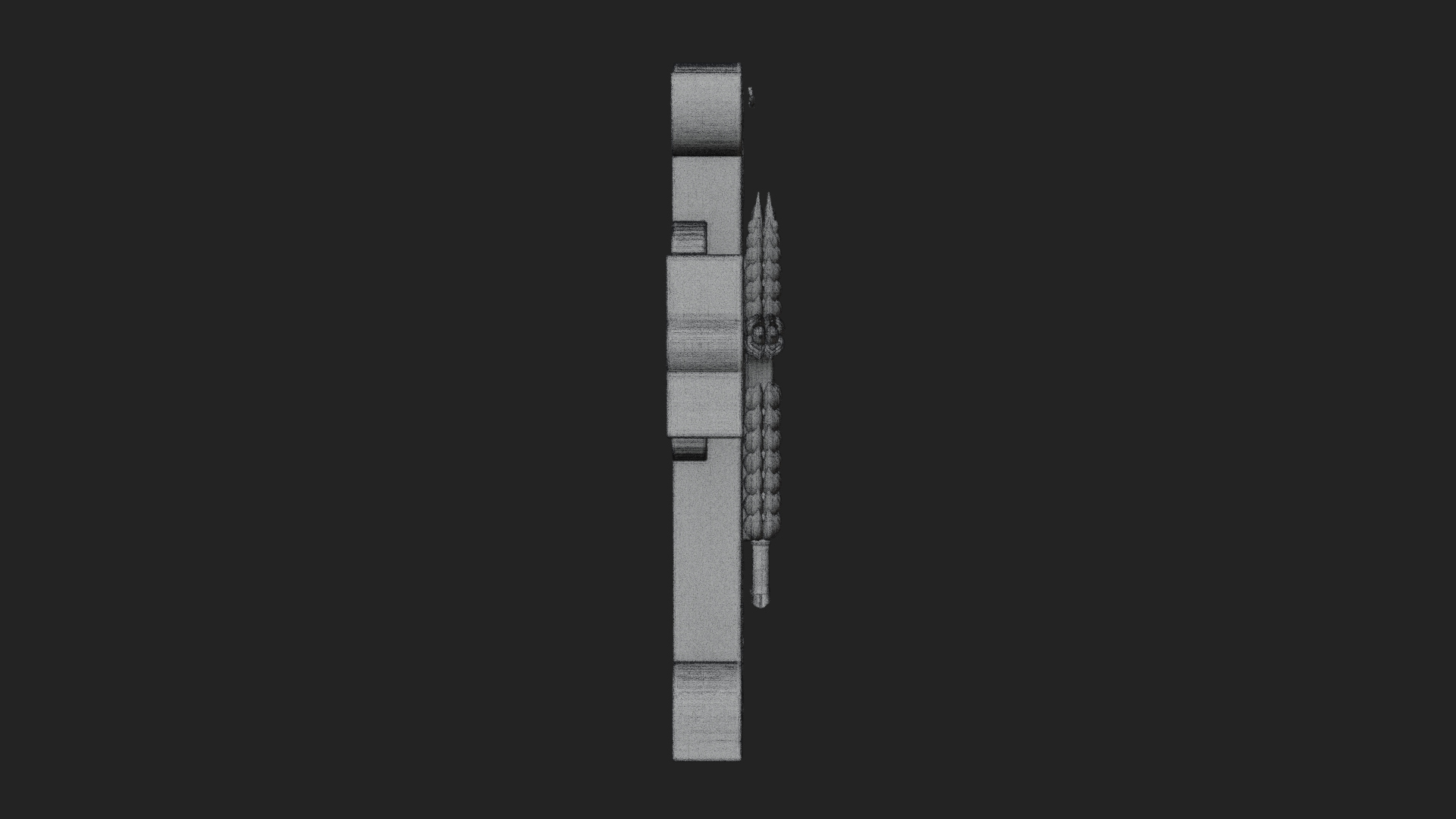 Carved Relief Wall Cross Design 220 3D Print Model 3D Model