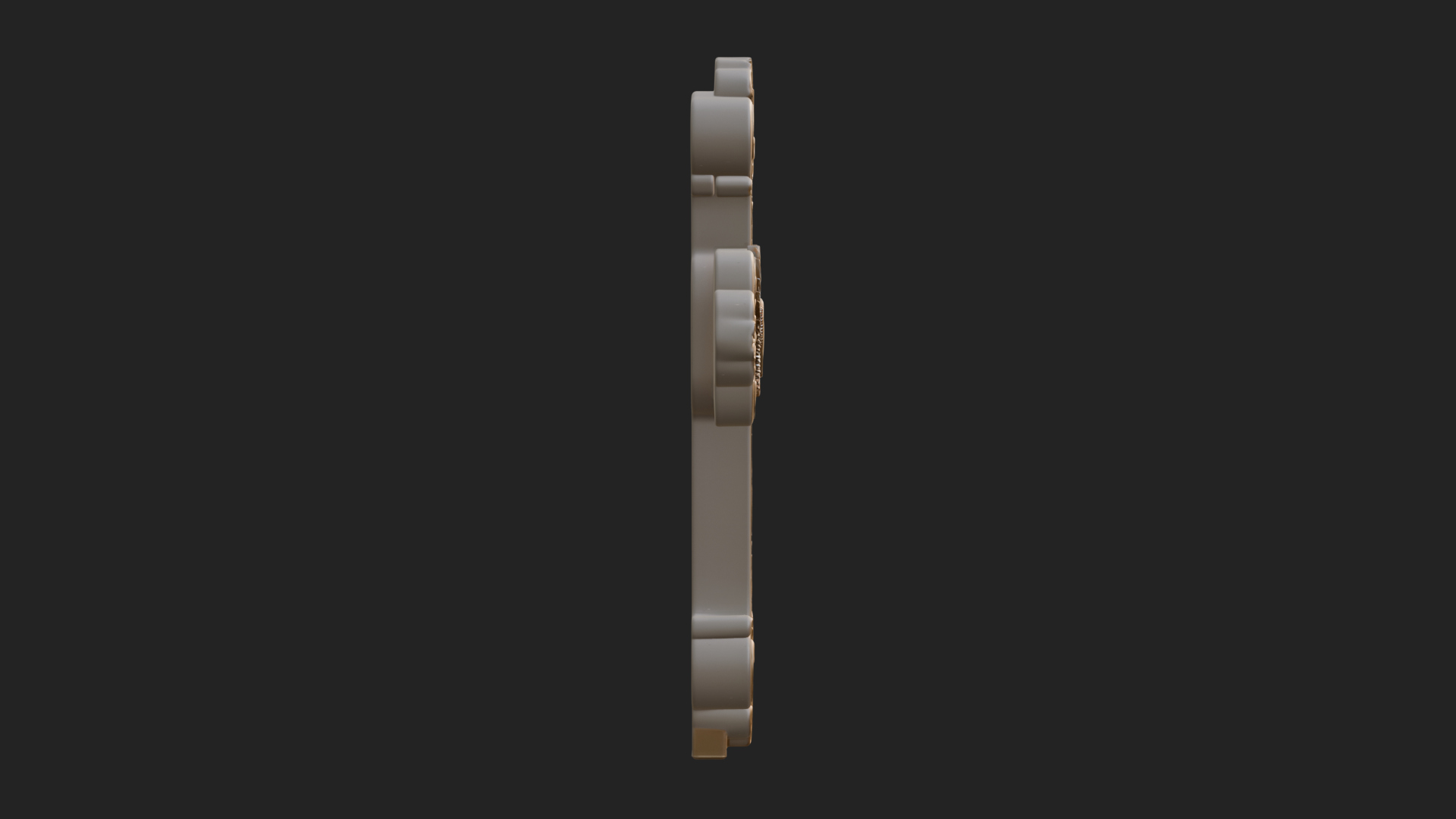 Carved Relief Wall Cross Design 221 3D Print Model 3D Model