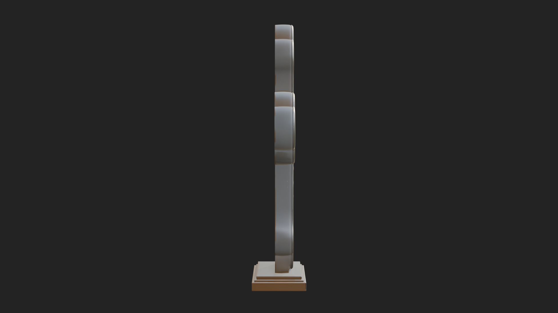Carved Relief Wall Cross Design 225 3D Print Model 3D Model