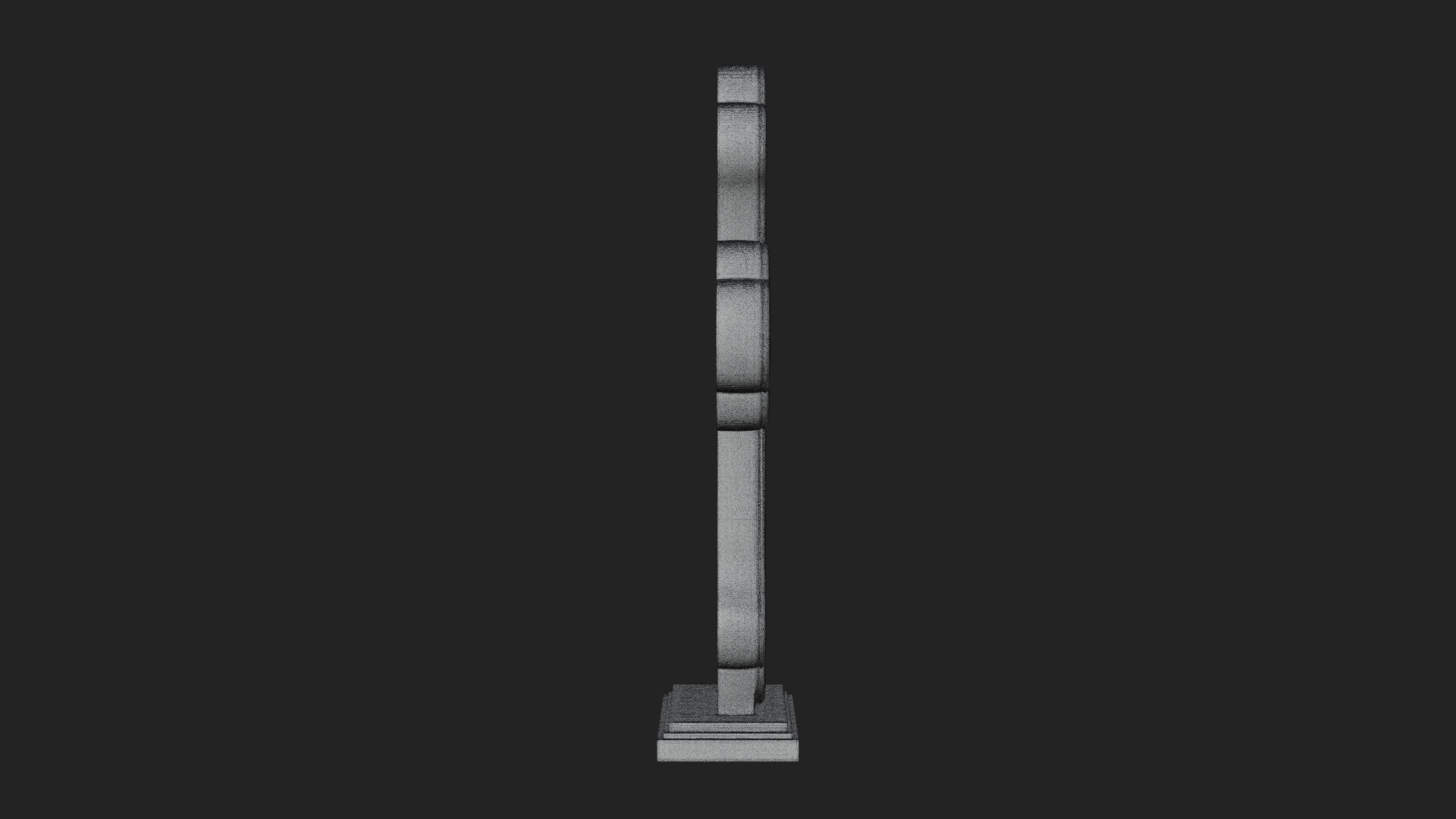 Carved Relief Wall Cross Design 225 3D Print Model 3D Model