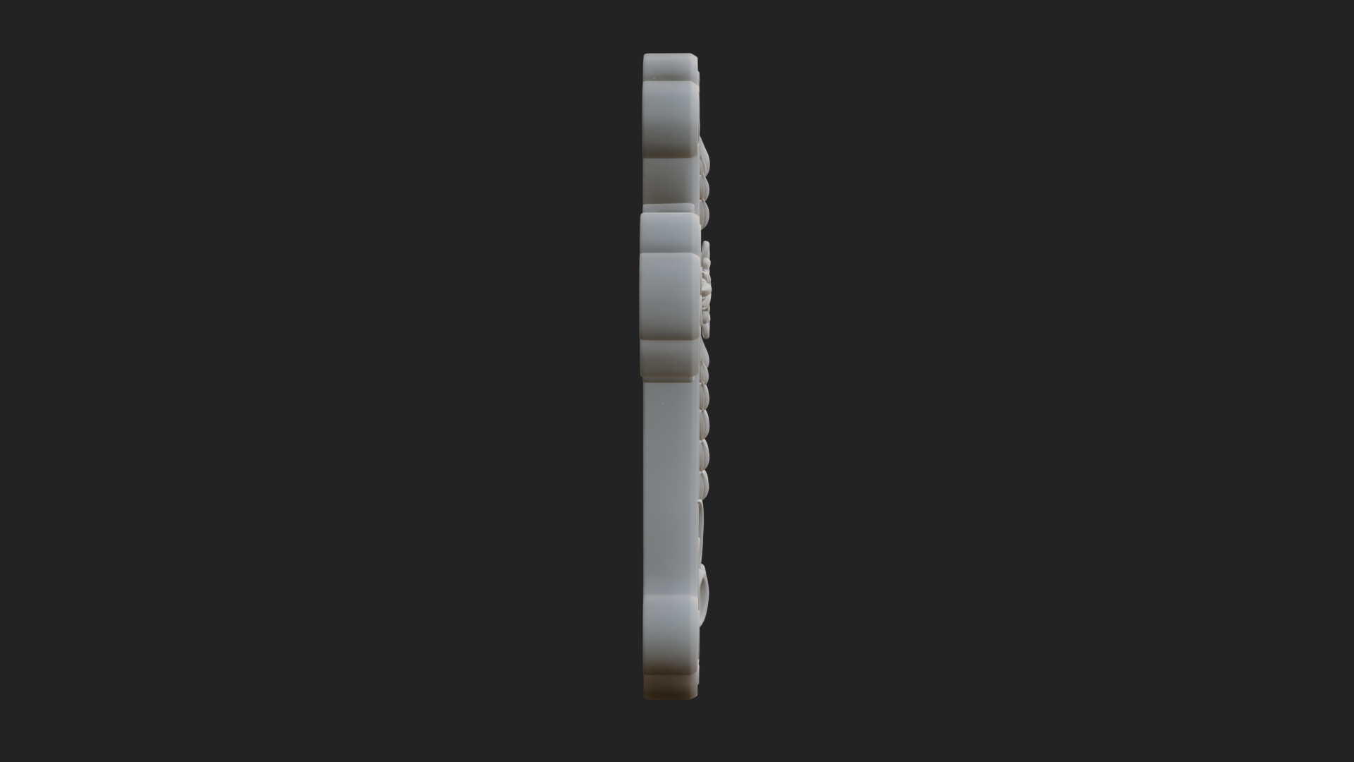 Carved Relief Wall Cross Design 226 3D Print Model 3D Model