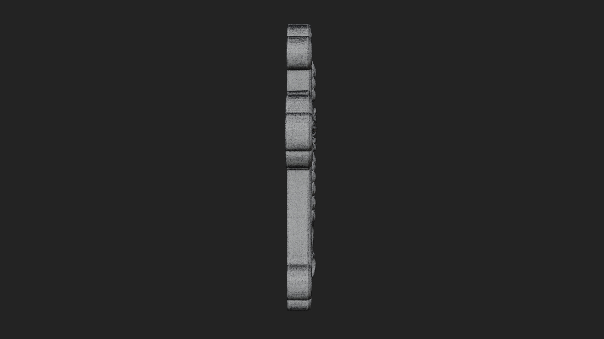 Carved Relief Wall Cross Design 226 3D Print Model 3D Model