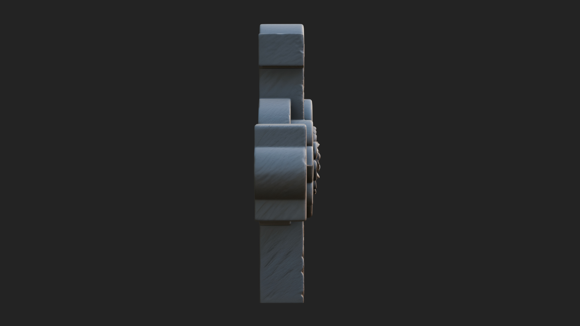 Carved Relief Wall Cross Design 227 3D Print Model 3D Model