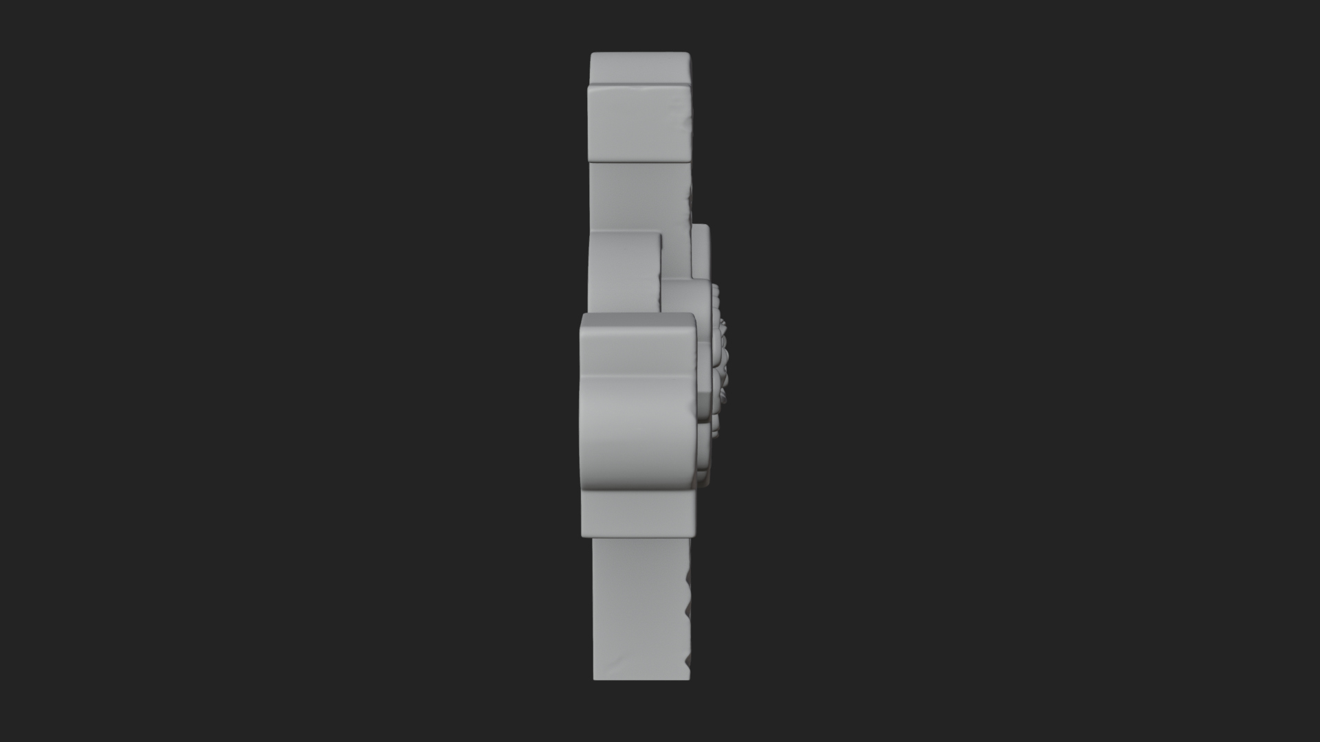 Carved Relief Wall Cross Design 227 3D Print Model 3D Model
