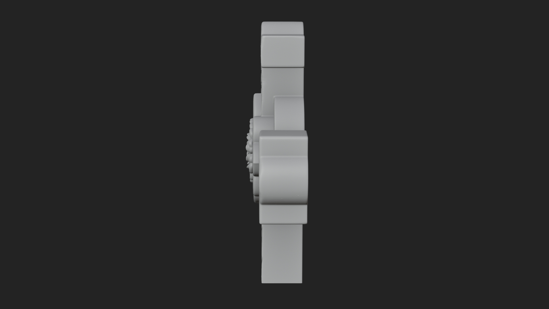 Carved Relief Wall Cross Design 227 3D Print Model 3D Model