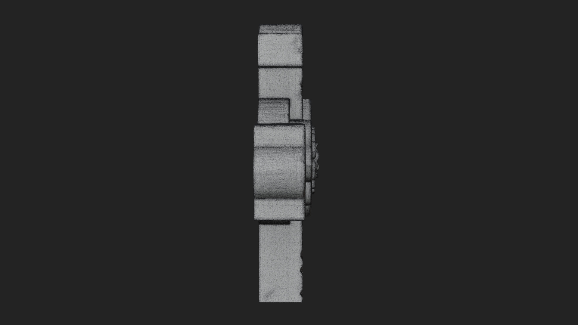 Carved Relief Wall Cross Design 227 3D Print Model 3D Model