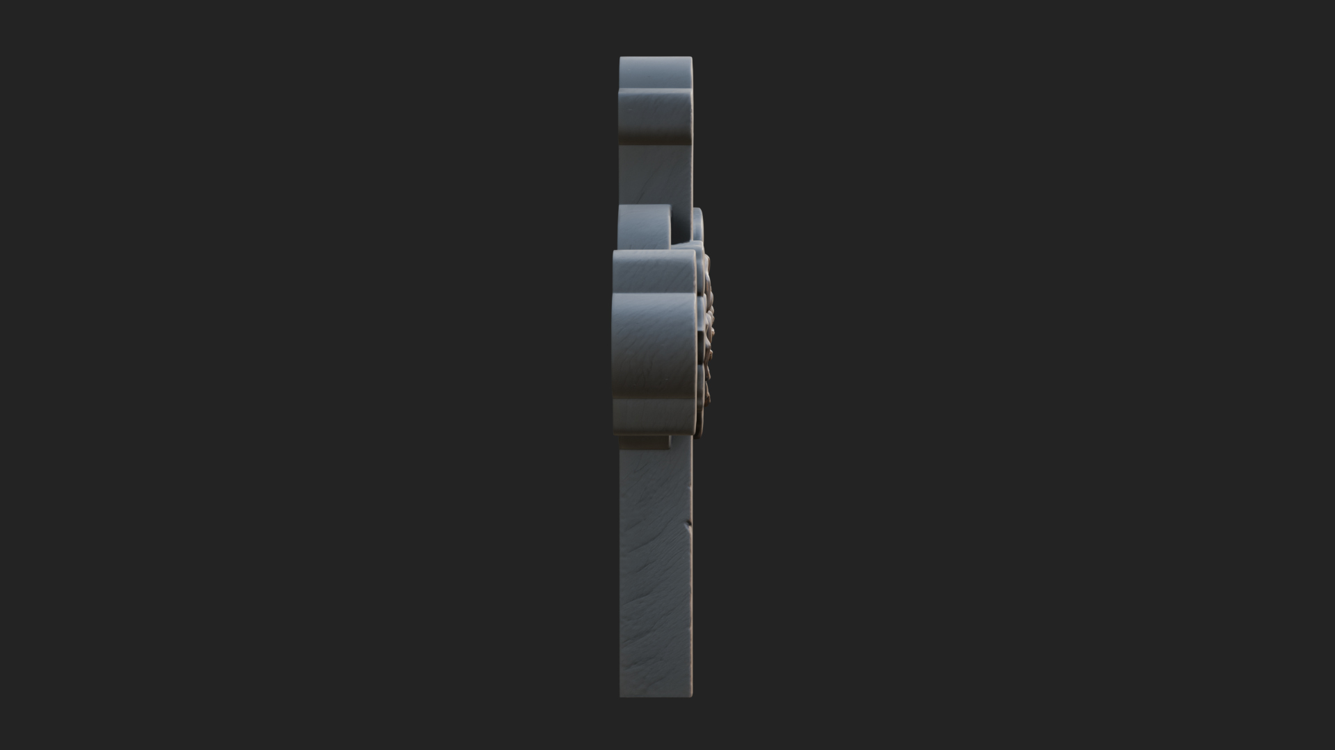 Carved Relief Wall Cross Design 228 3D Print Model 3D Model