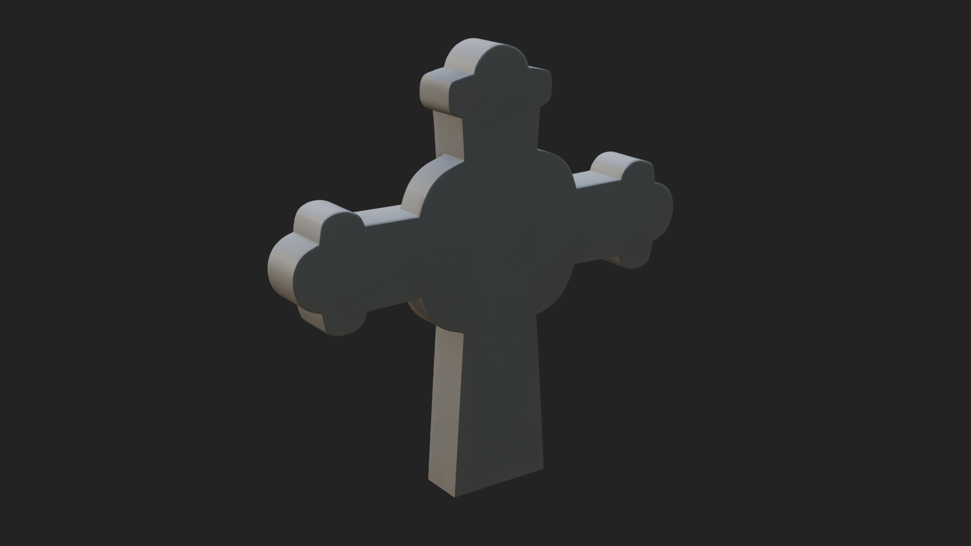 Carved Relief Wall Cross Design 228 3D Print Model 3D Model