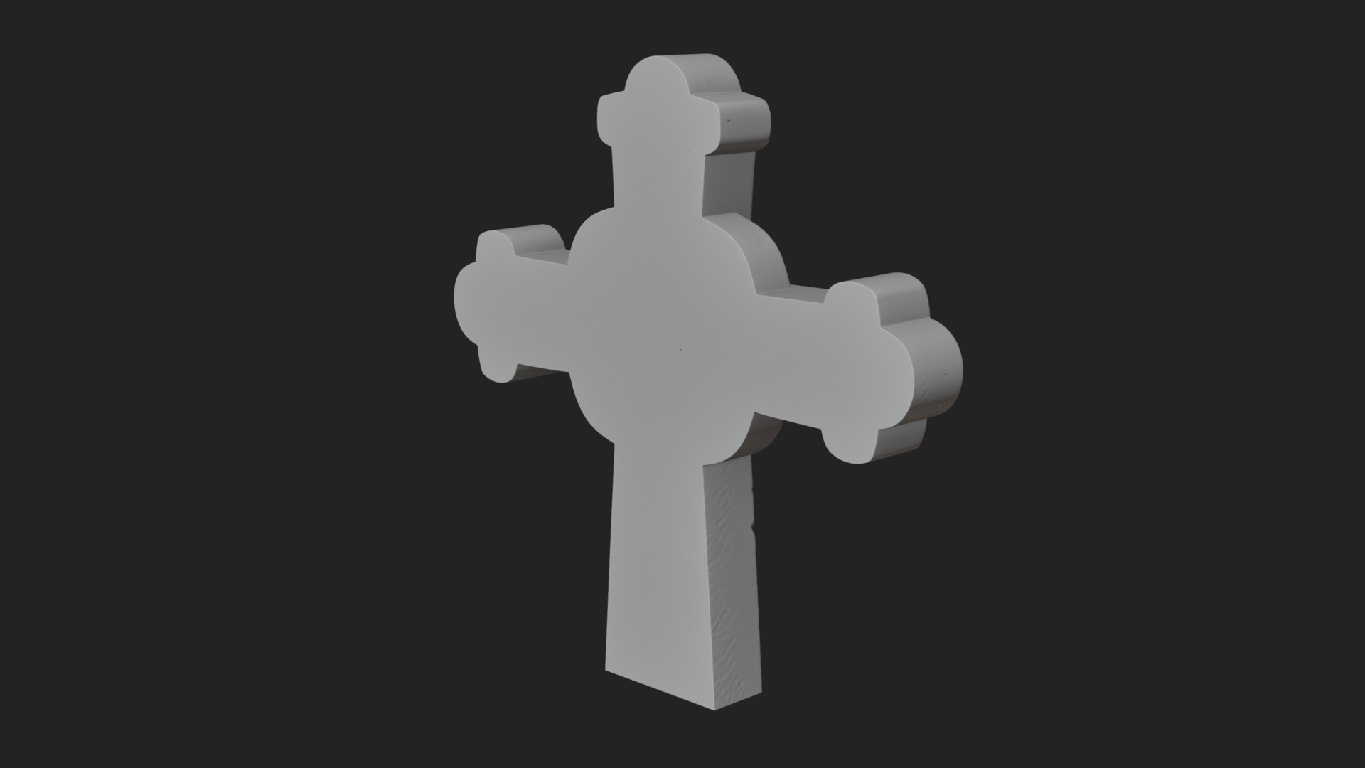 Carved Relief Wall Cross Design 228 3D Print Model 3D Model