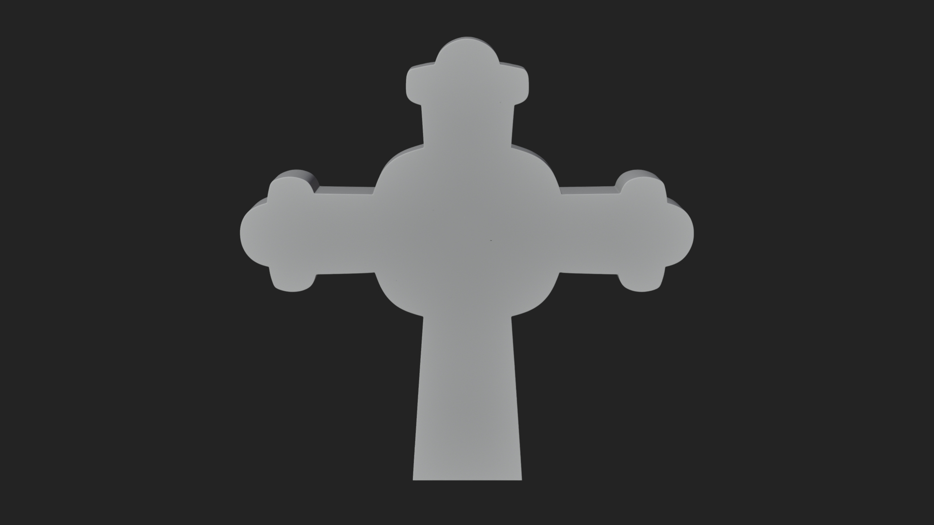 Carved Relief Wall Cross Design 228 3D Print Model 3D Model