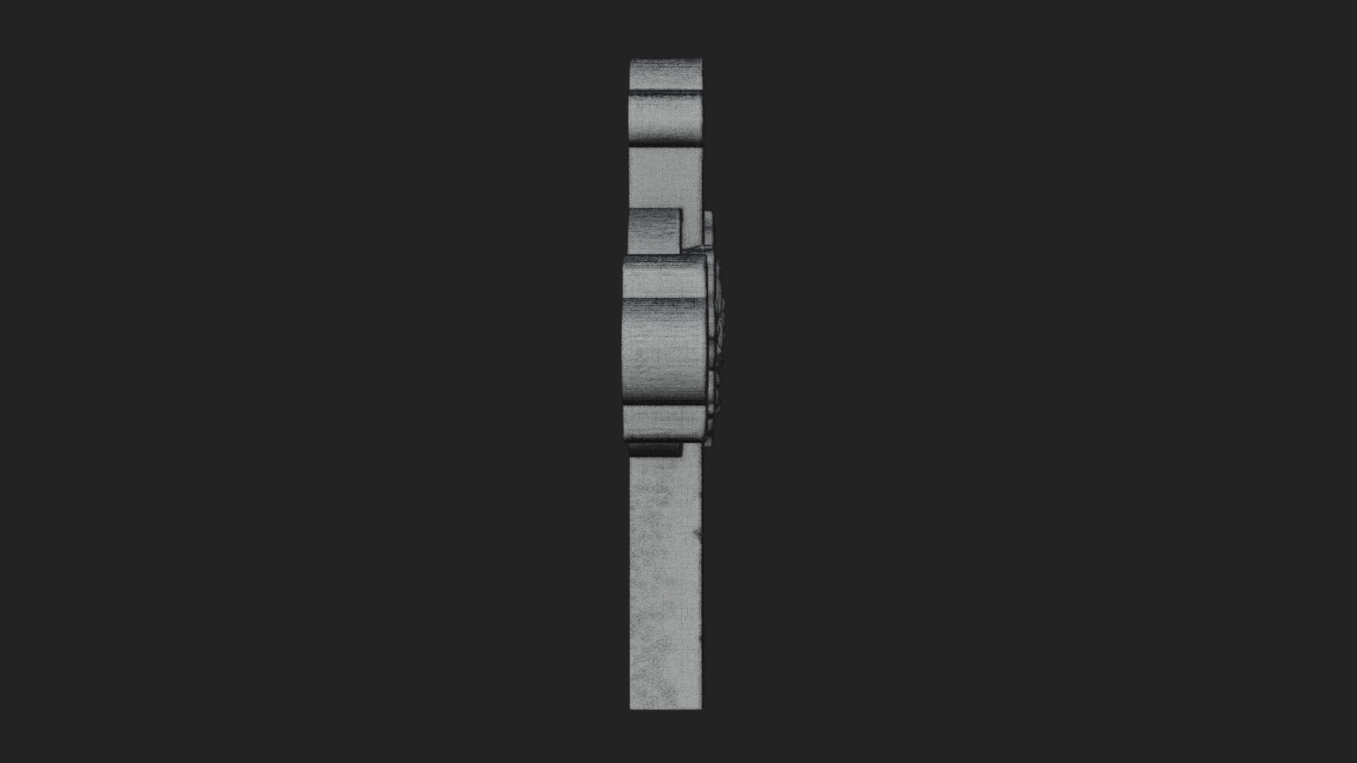 Carved Relief Wall Cross Design 228 3D Print Model 3D Model