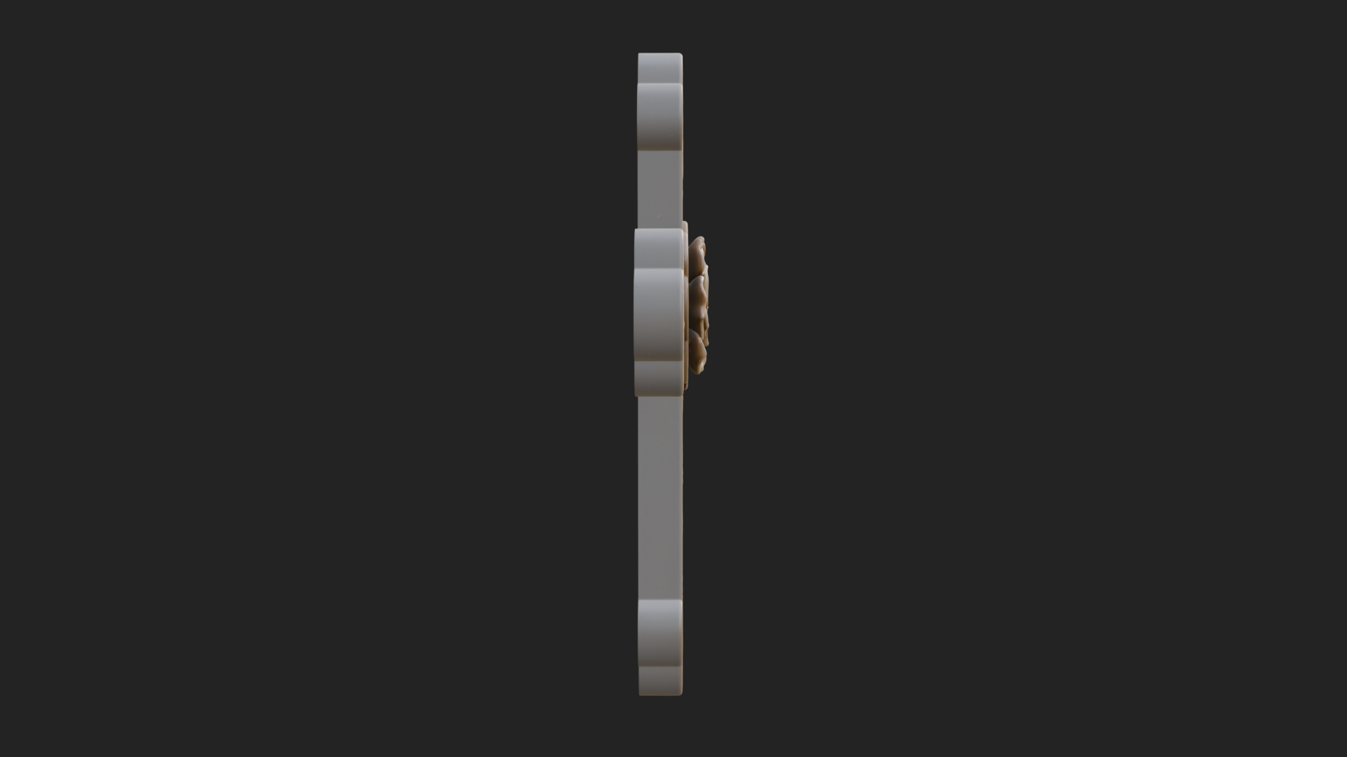 Carved Relief Wall Cross Design 23 3D Print Model 3D Model