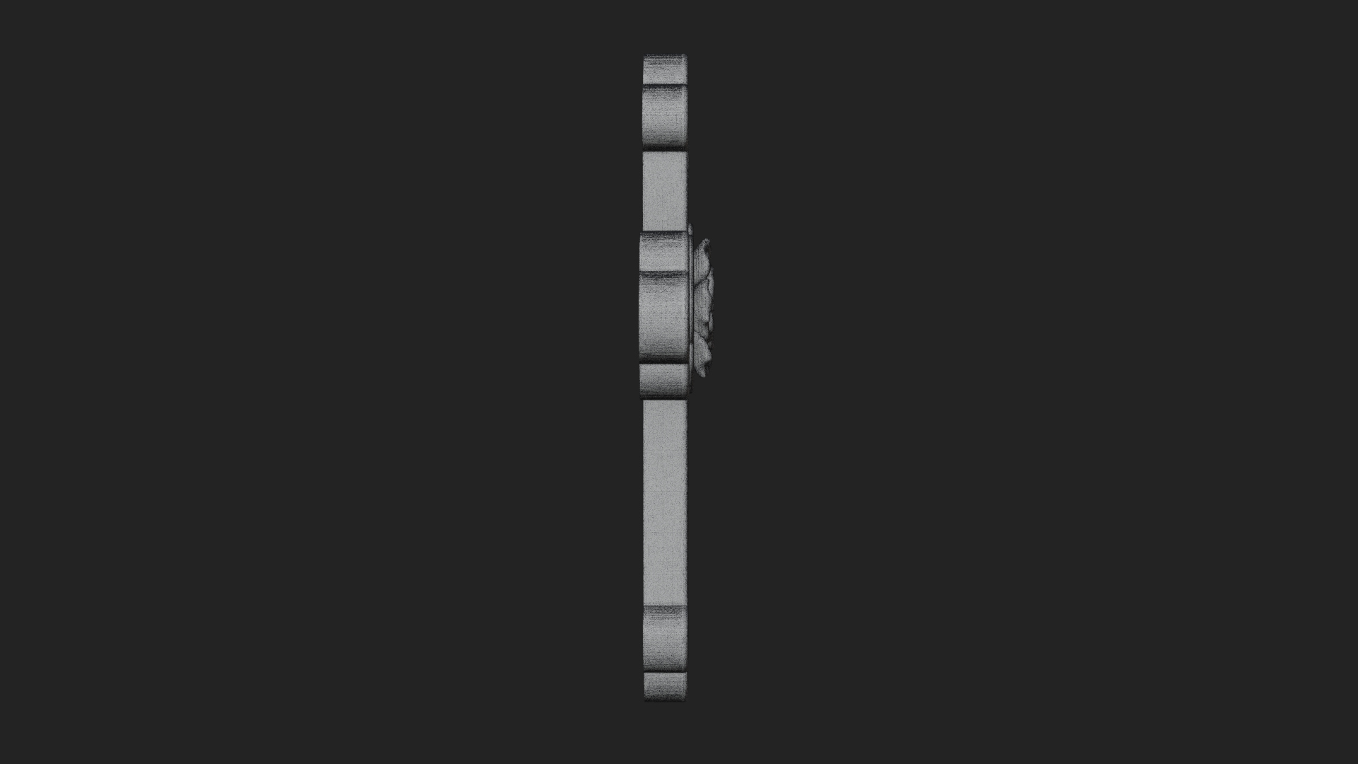 Carved Relief Wall Cross Design 23 3D Print Model 3D Model
