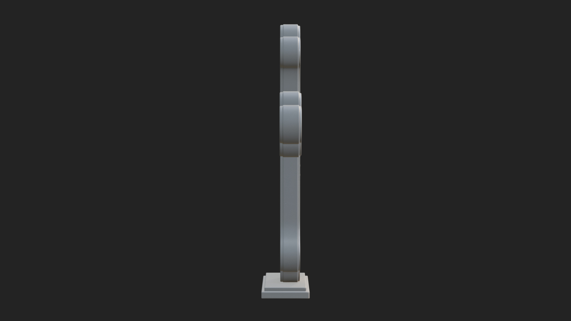 Carved Relief Wall Cross Design 230 3D Print Model 3D Model