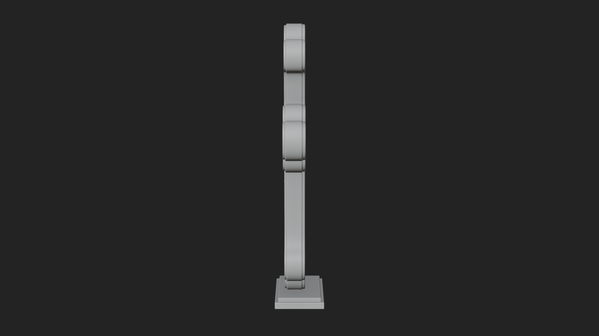 Carved Relief Wall Cross Design 230 3D Print Model 3D Model