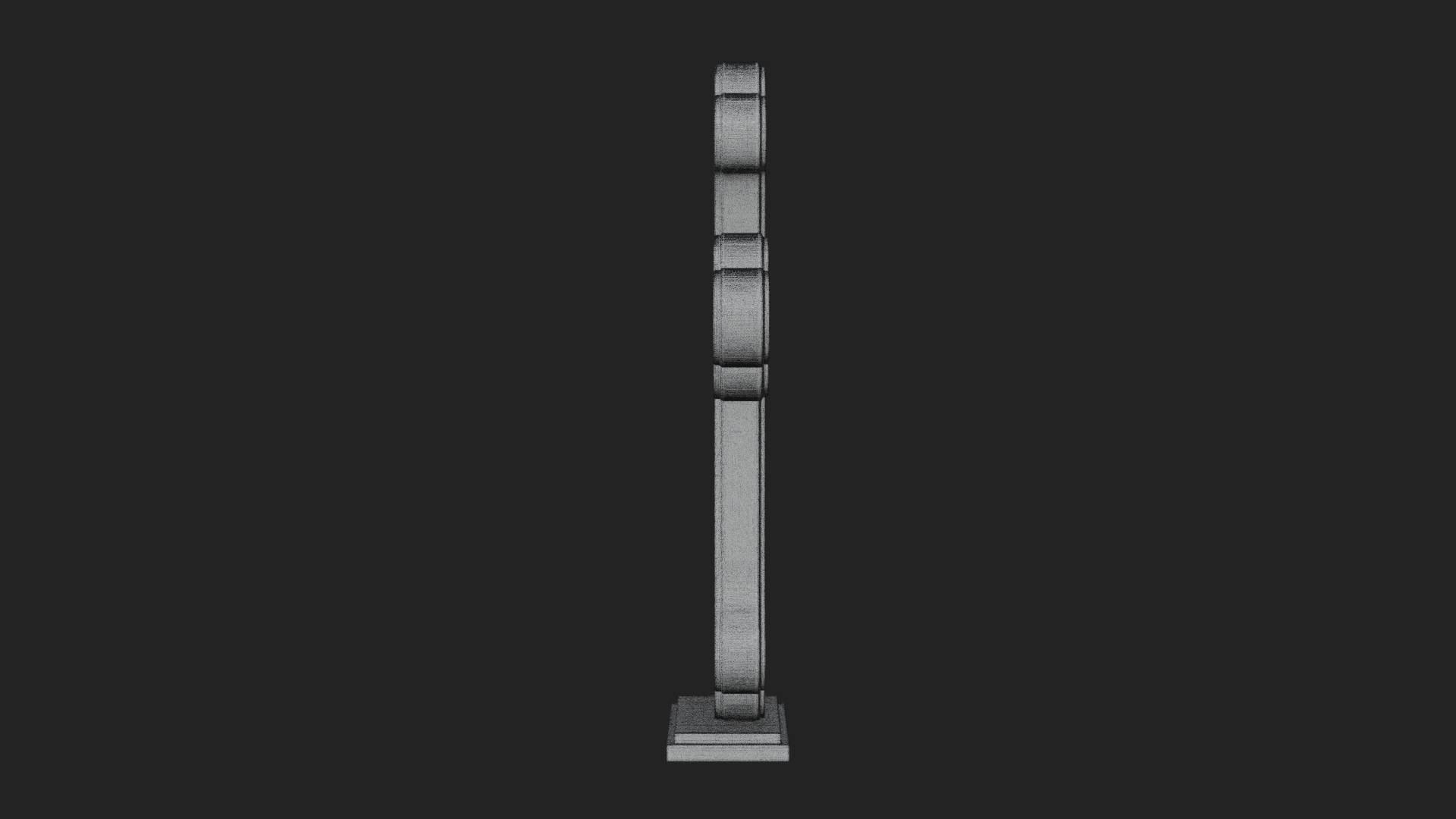 Carved Relief Wall Cross Design 230 3D Print Model 3D Model