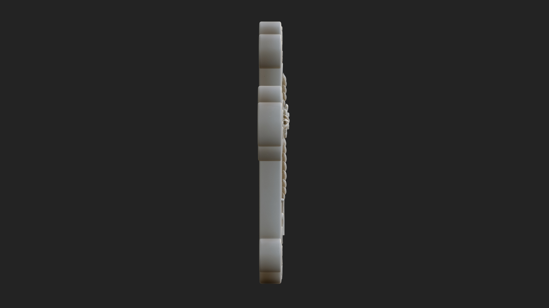 Carved Relief Wall Cross Design 231 3D Print Model 3D Model