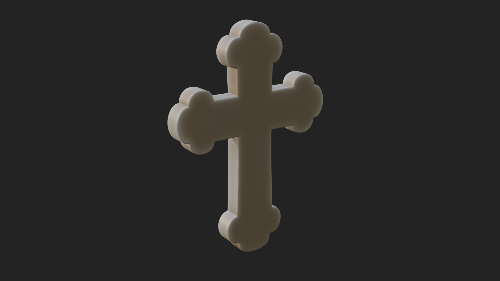 Carved Relief Wall Cross Design 231 3D Print Model 3D Model