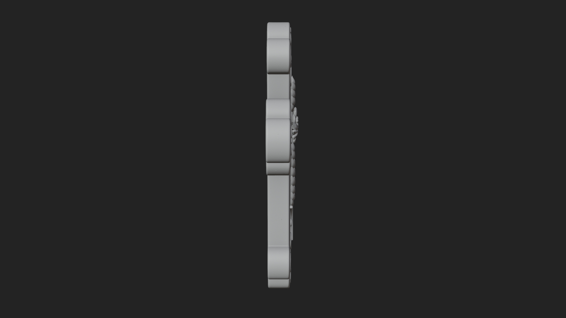 Carved Relief Wall Cross Design 231 3D Print Model 3D Model