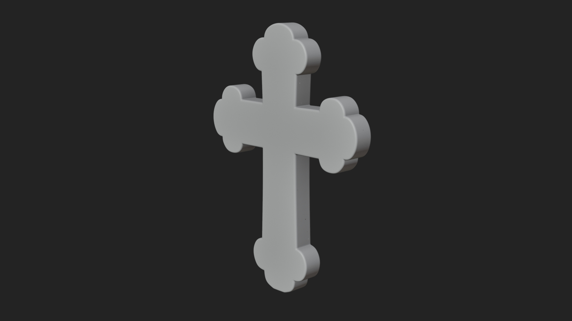 Carved Relief Wall Cross Design 231 3D Print Model 3D Model