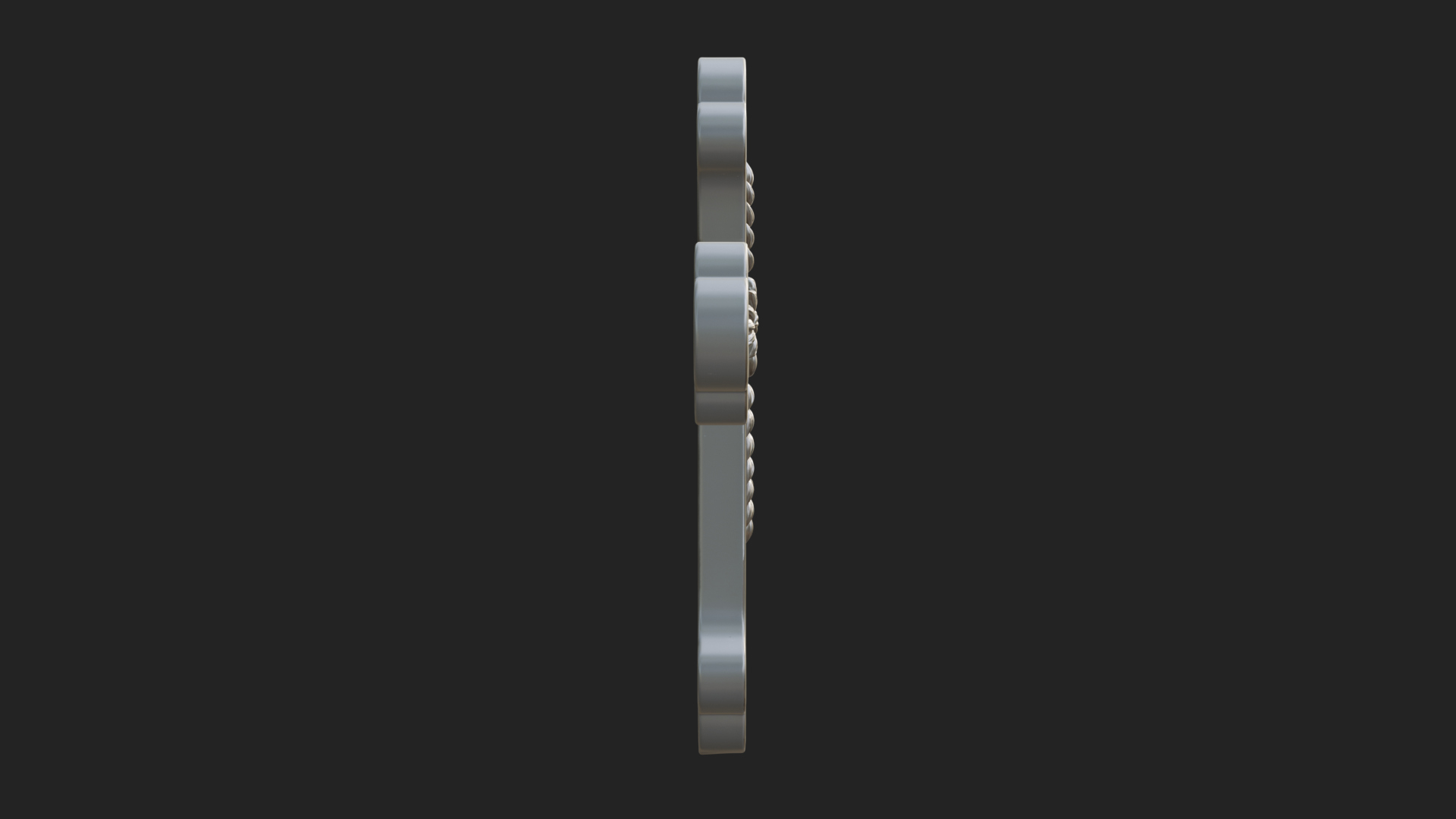 Carved Relief Wall Cross Design 232 3D Print Model 3D Model