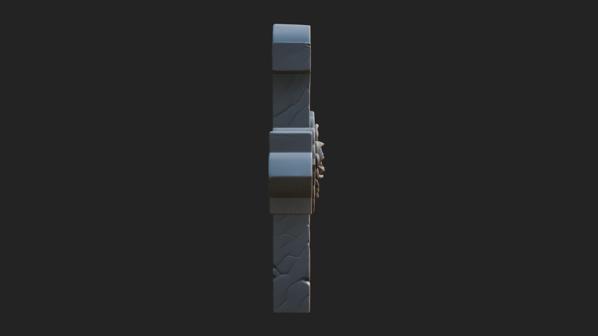 Carved Relief Wall Cross Design 233 3D Print Model 3D Model