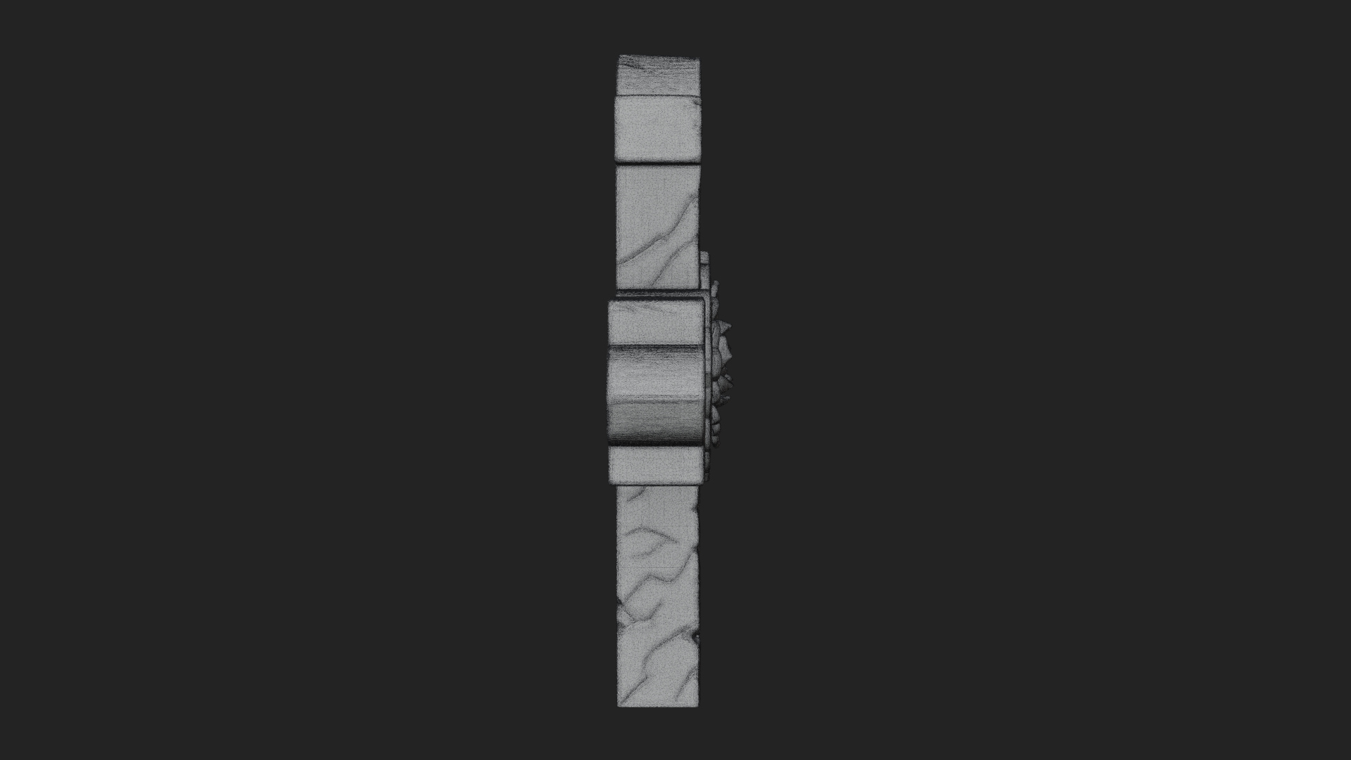 Carved Relief Wall Cross Design 233 3D Print Model 3D Model