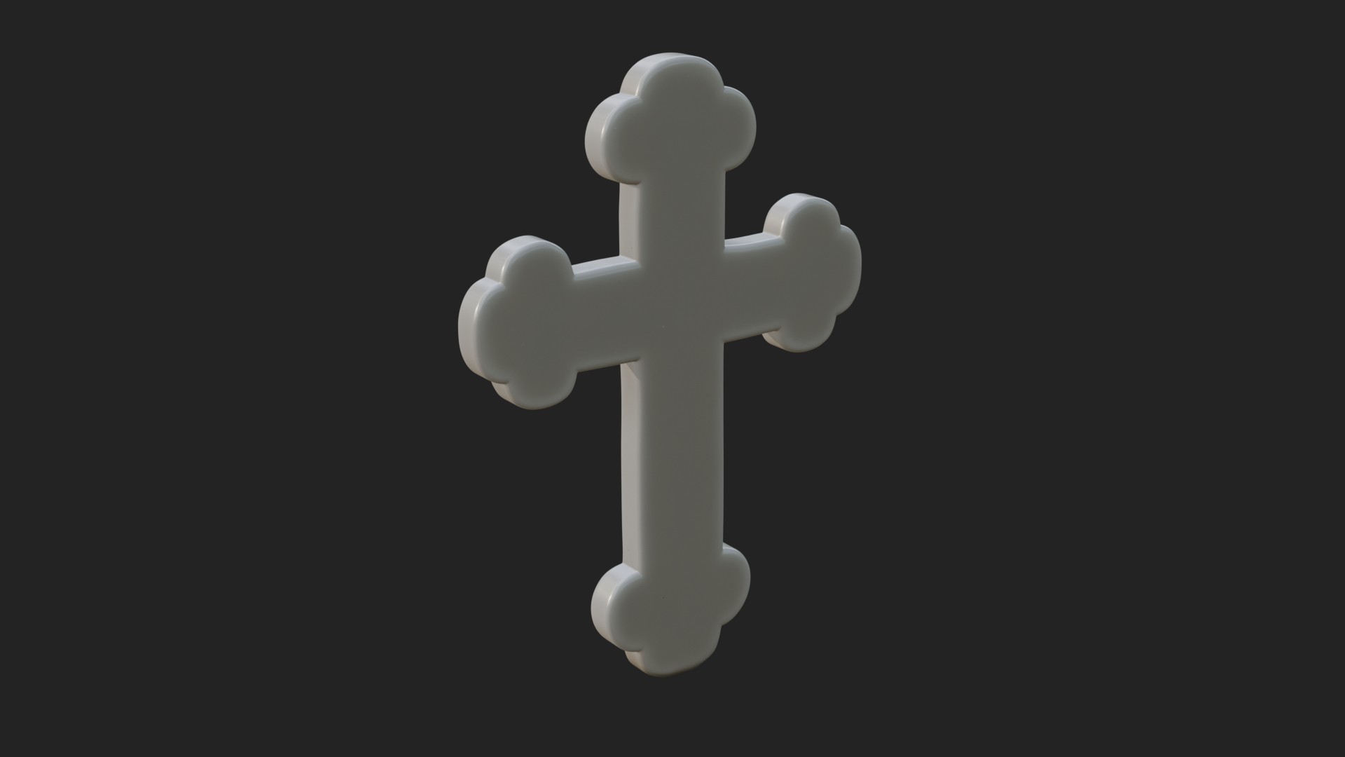 Carved Relief Wall Cross Design 235 3D Print Model 3D Model