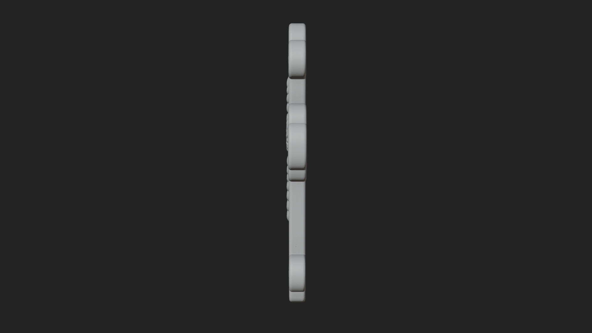Carved Relief Wall Cross Design 235 3D Print Model 3D Model
