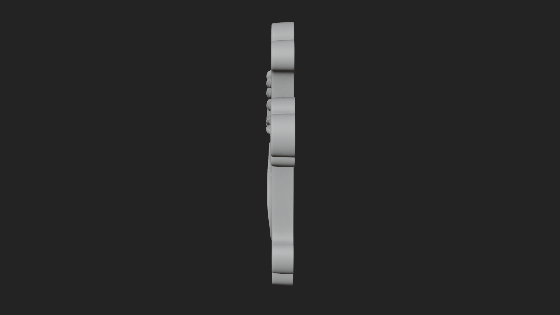 Carved Relief Wall Cross Design 236 3D Print Model 3D Model