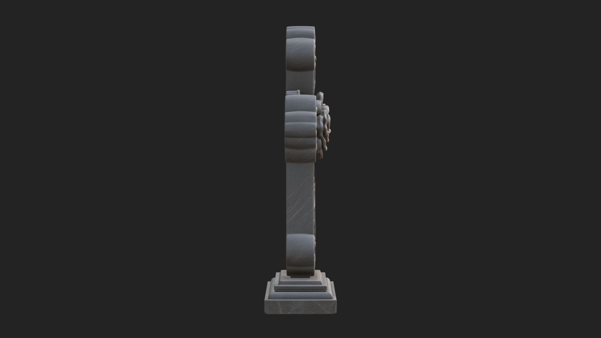 Carved Relief Wall Cross Design 237 3D Print Model 3D Model