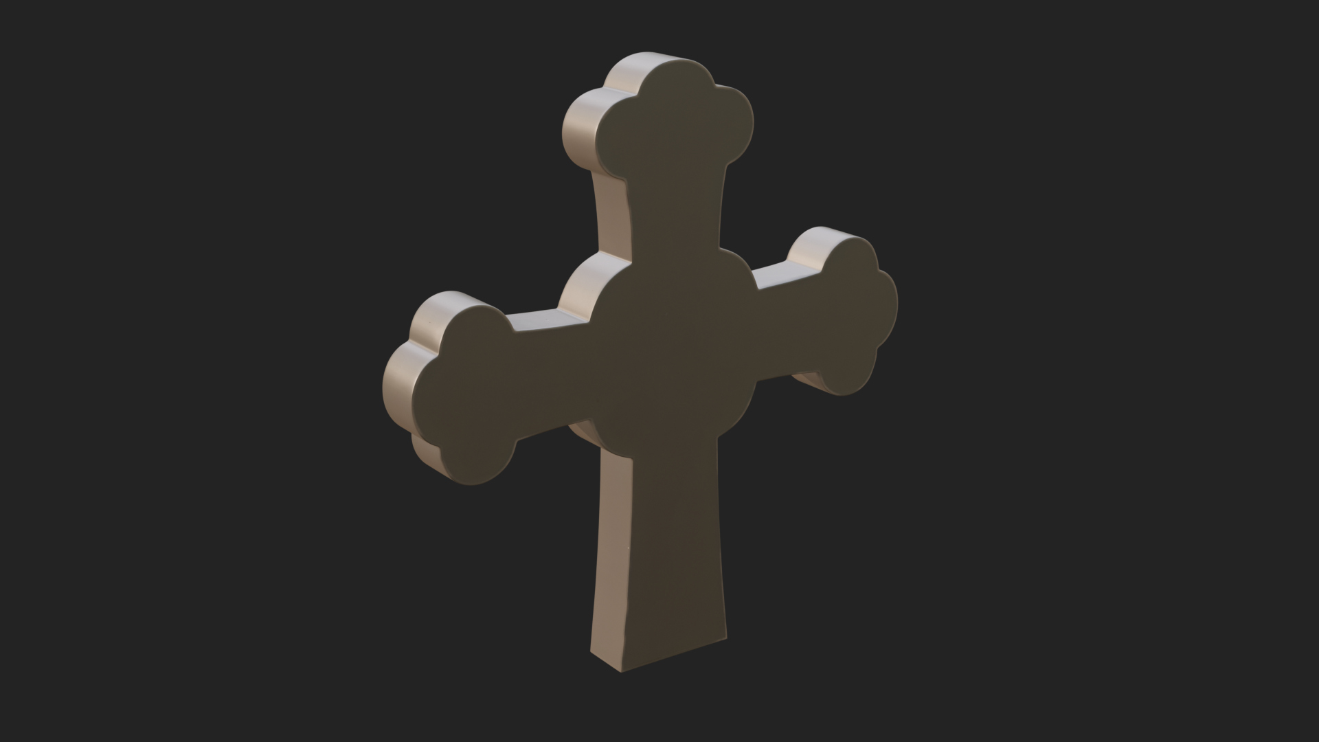 Carved Relief Wall Cross Design 238 3D Print Model 3D Model