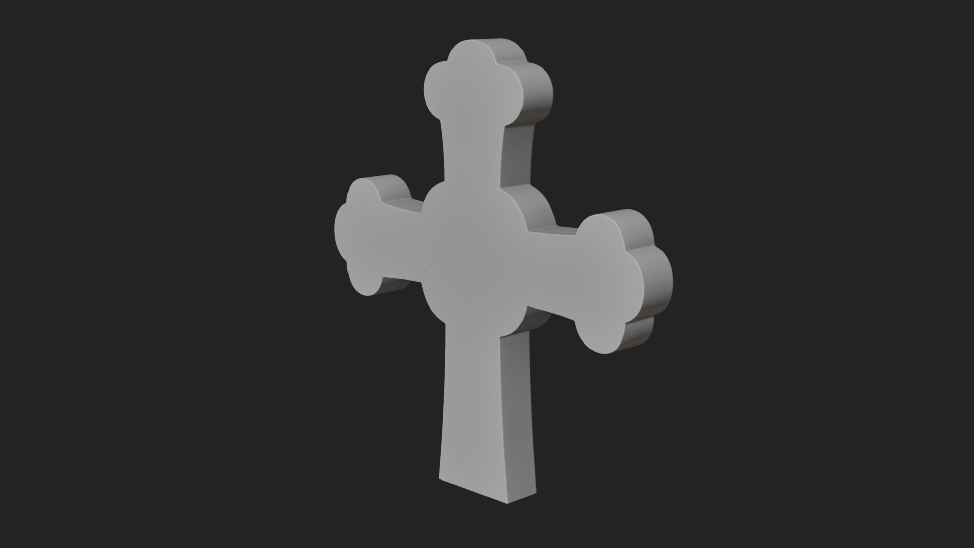 Carved Relief Wall Cross Design 238 3D Print Model 3D Model