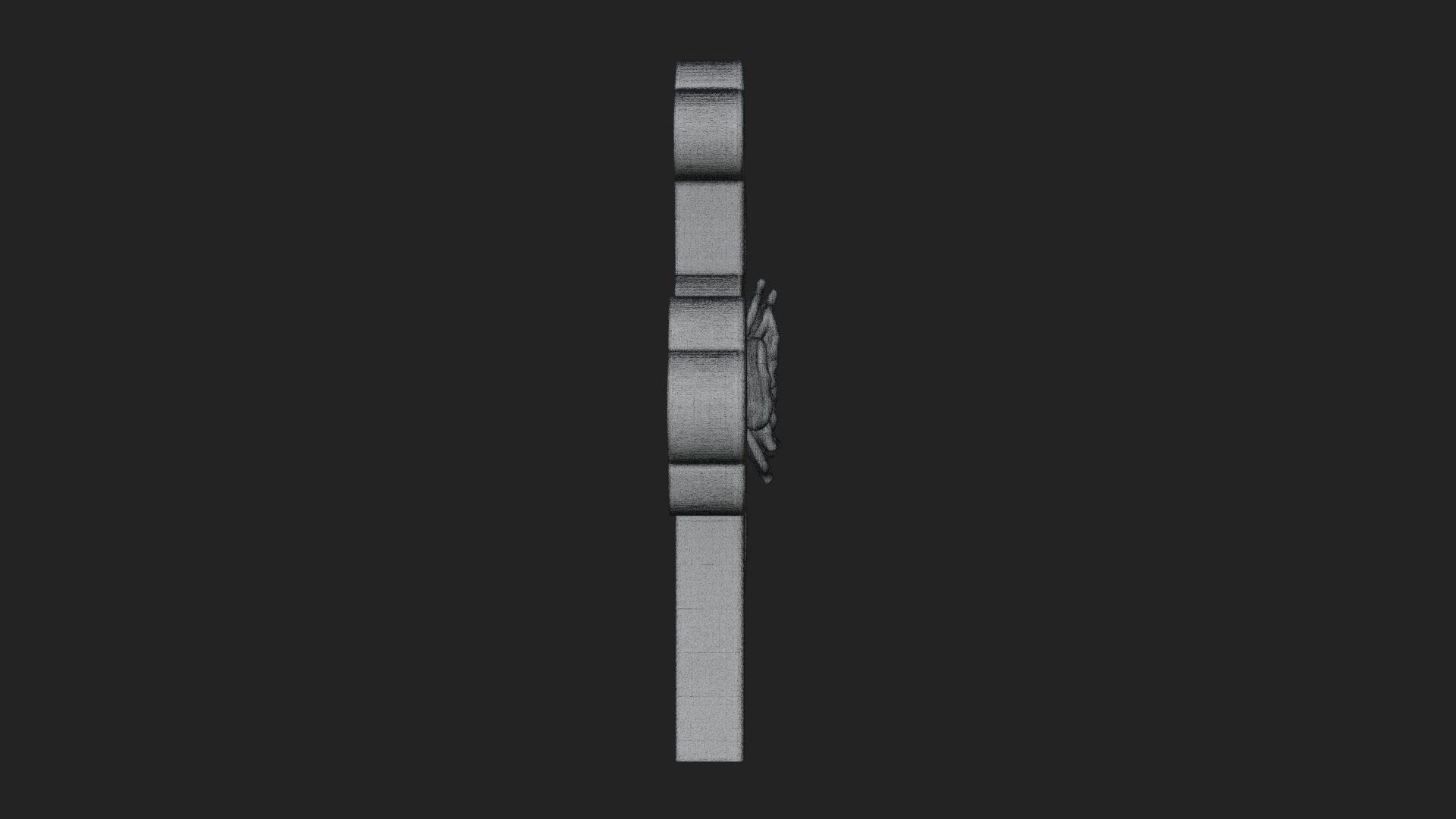Carved Relief Wall Cross Design 238 3D Print Model 3D Model