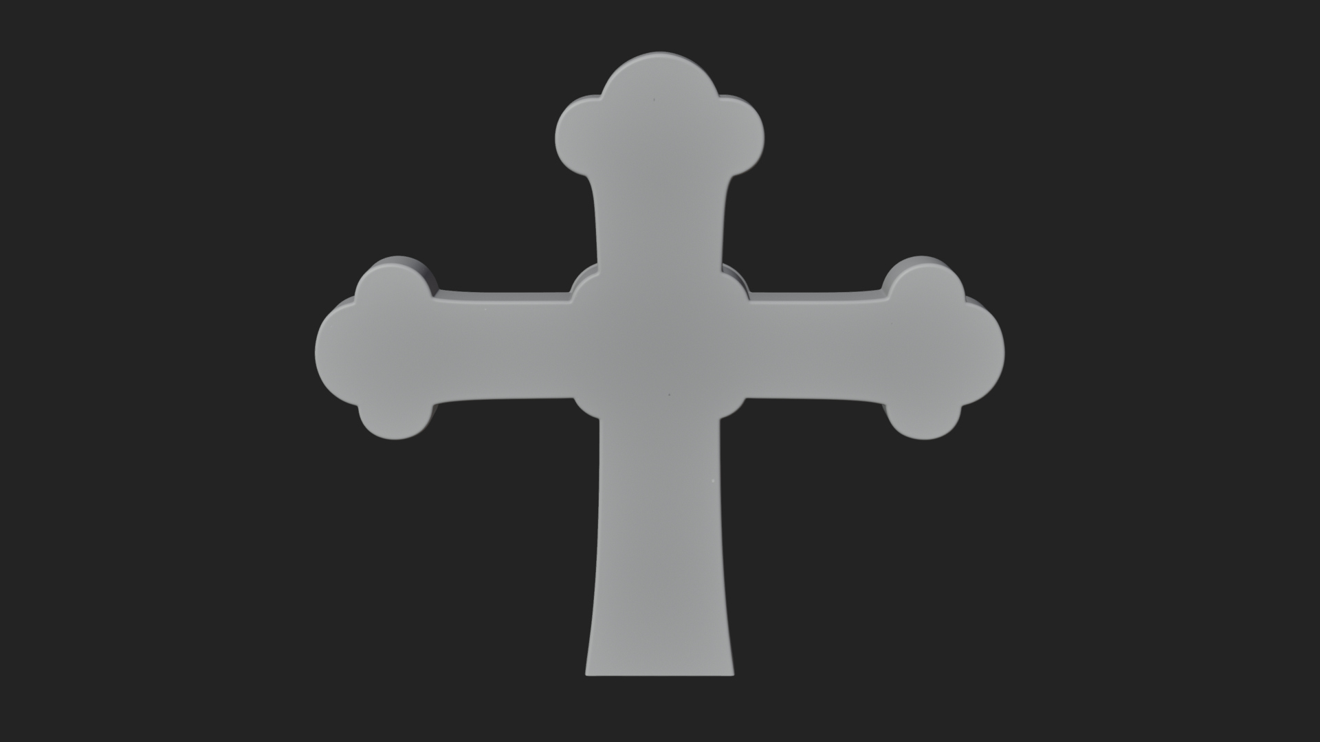Carved Relief Wall Cross Design 242 3D Print Model 3D Model